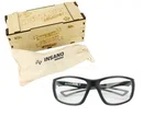 OCULOS DE PROTECAO INSANO ARMAÇÃO PRETO FOSCO - LENTE TRANSPARENTE.