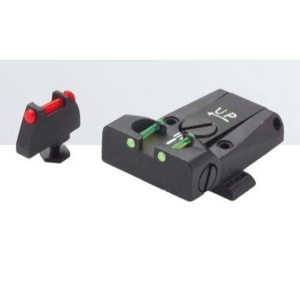 CONJUNTO DE MIRAS AJUSTÁVEIS DE FIBRA ÓPTICA LPA GLOCK - Imagem 2