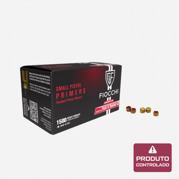 ESPOLETA FIOCCHI 1 1/2 SMALL PISTOL CX 1500UN. - Imagem 2