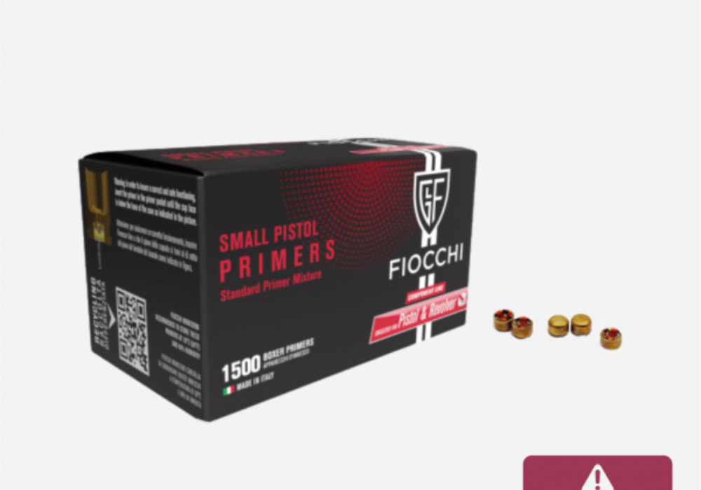 ESPOLETA FIOCCHI 1 1/2 SMALL PISTOL CX 1500UN.