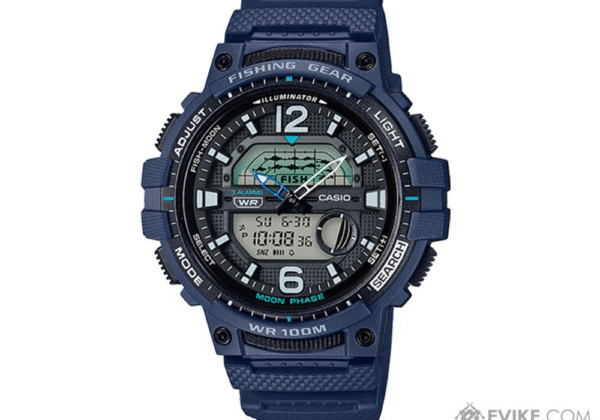 RELOGIO CASIO G-SHOCK SPORT WSC1250 FISHING AZUL.