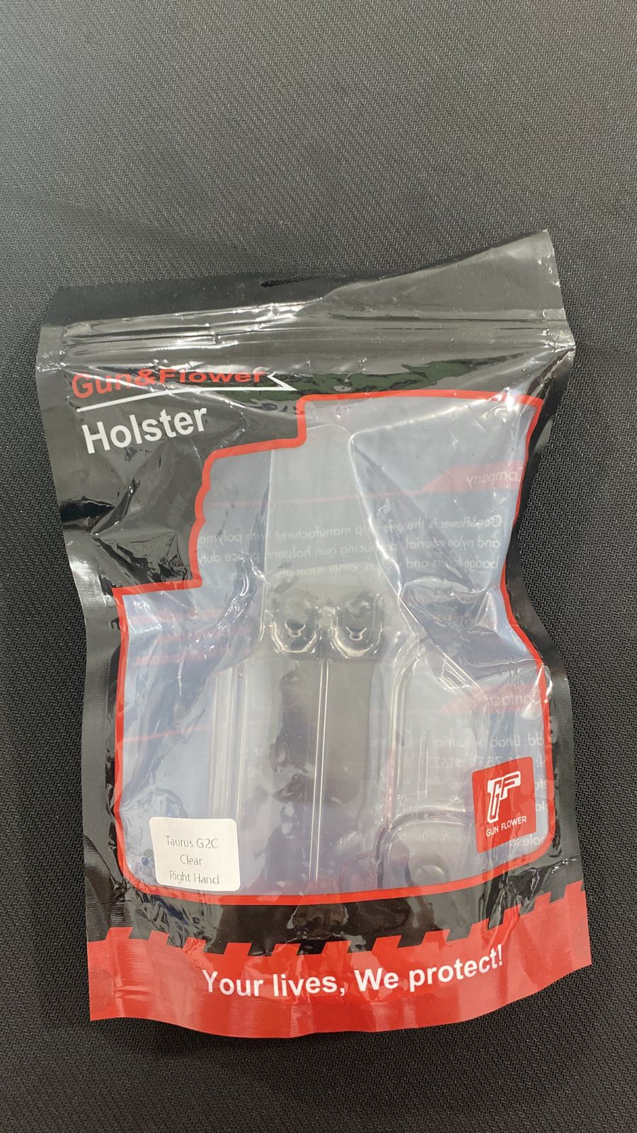 COLDRE LEVADO TRANSPARENTE G2C HOLSTER S/OP. - Imagem 2