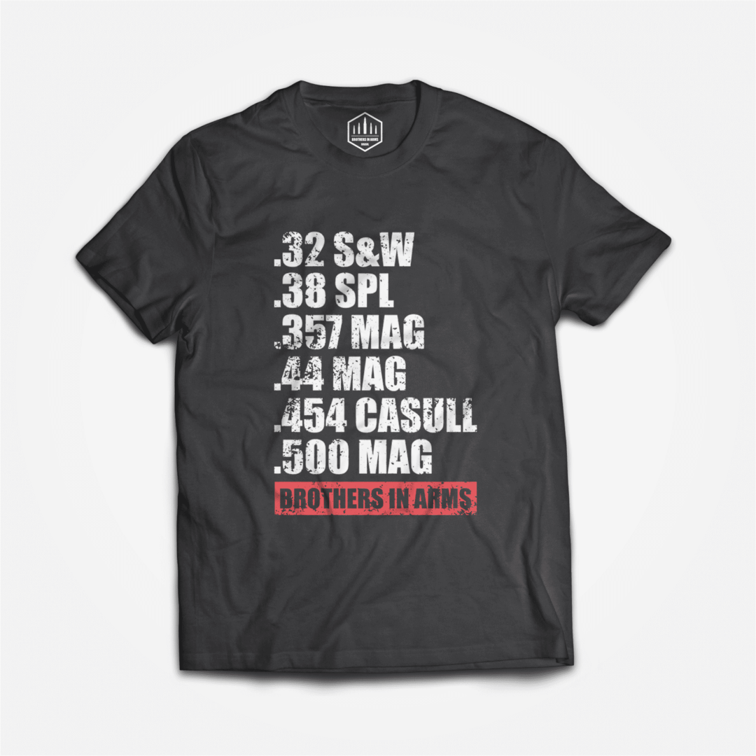 CAMISETA BROTHERS IN ARMS 32S&W. - Imagem 2