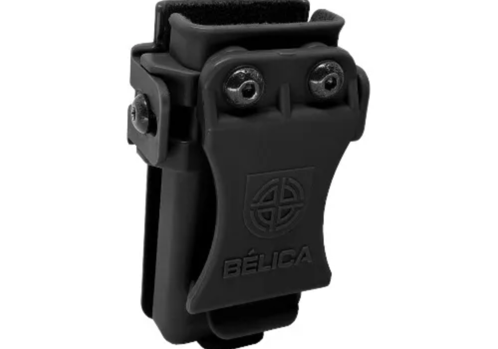 PORTA CARREGADOR UNIVERSAL MONO PRETO BELICA.