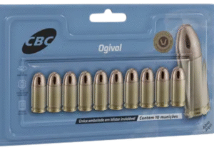 MUNIÇÃO CBC 380 AUTO ETOG 95GR BLISTER COM 10.