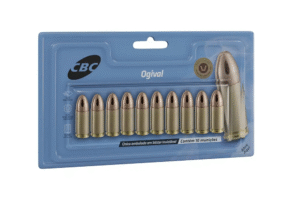 MUNIÇÃO CBC 9MM LUGER 124GR BLISTER COM 10UN.