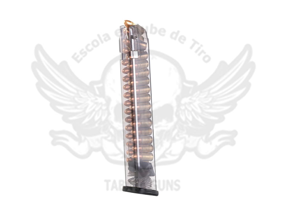 CARREGADOR ETS GLOCK, 32 TIROS CAL. 9MM