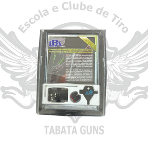 CONJUNTO DE MIRAS AJUSTÁVEIS DE FIBRA ÓPTICA LPA GLOCK