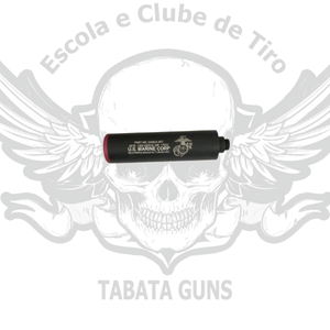 SUPRESSOR AIRSOFT 29 x 115mm rosca esquerda externa