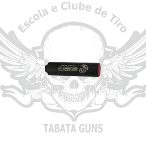 SUPRESSOR AIRSOFT 80 x 110 mm rosca direita
