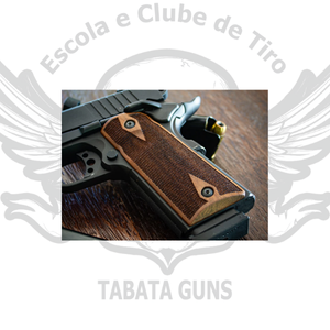TALA EM MADEIRA PISTOLA TAURUS PT1911 SEM LOGO